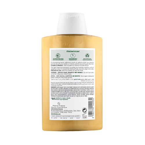 Shampoo Nutritivo Klorane Mango x 200 ml