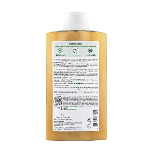 Shampoo Klorane de Mango x 400 ml