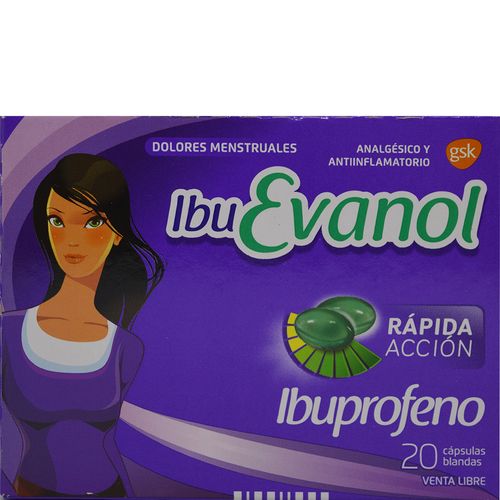 Ibuevanol Acción Rápida x 20 Cáps