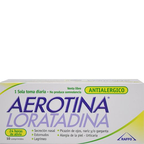 Aerotina Loratadina x 10 Comp