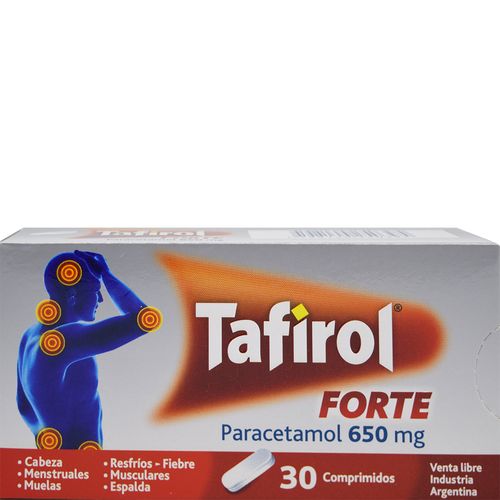 Tafirol Forte Paracetamol 650 mg x 30 Comp