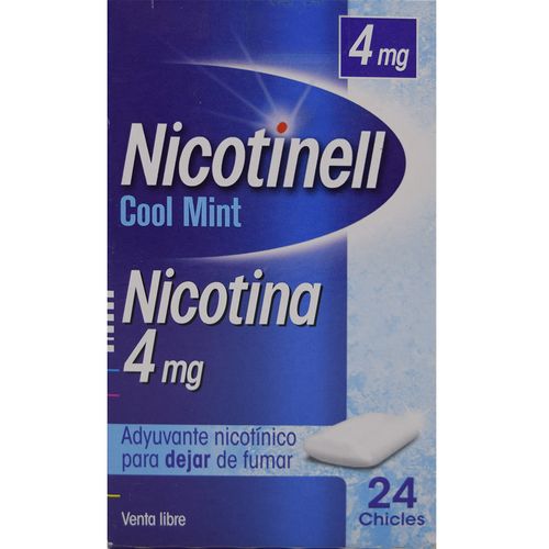 Nicotinell Chicles Cool Mint 4 mg x 24 un