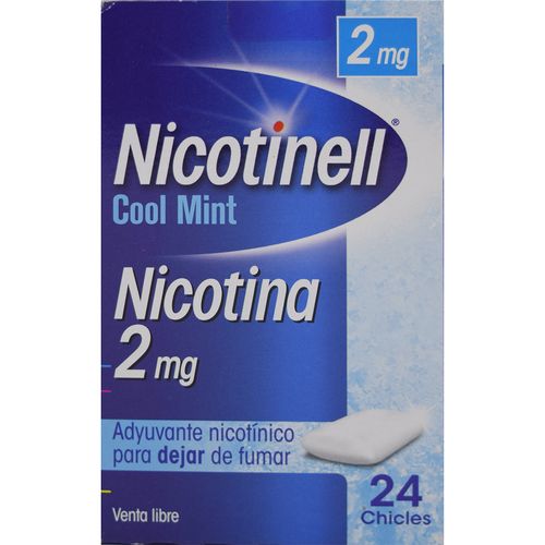 Nicotinell Chicles Cool Mint 2 mg x 24 un