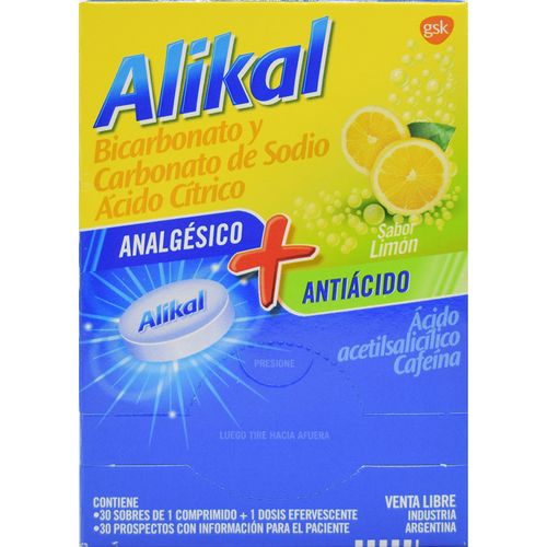 Alikal Limón x 30 sobres