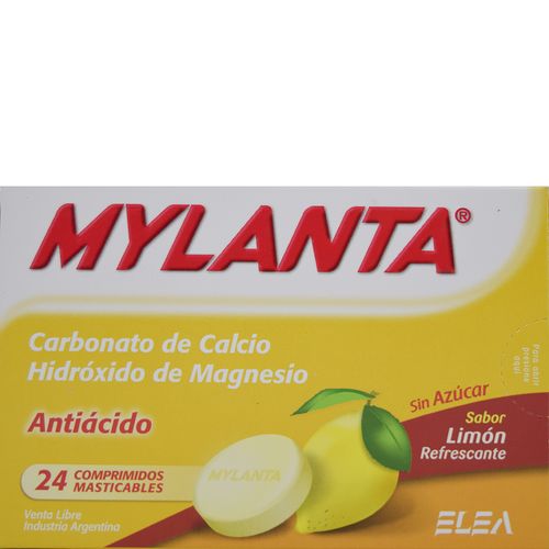 Mylanta Limón Masticable x 24 Comp