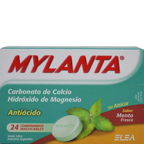 Mylanta Menta Masticable x 24 Comp