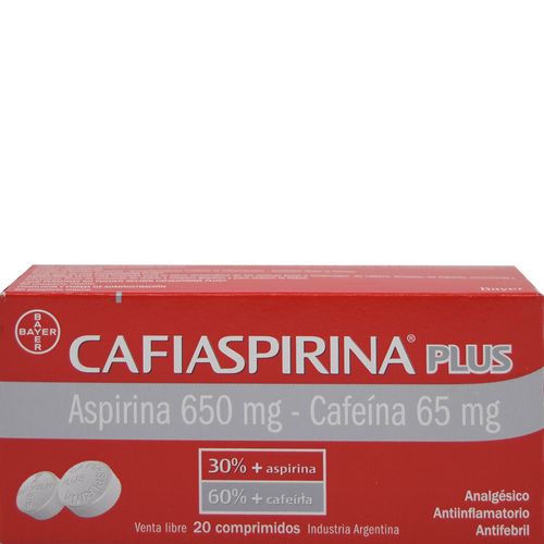 Cafiaspirina Plus X 20 Comp