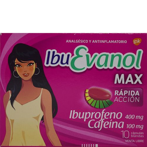 Ibuevano Max Rápida Acción x 10 Cáps