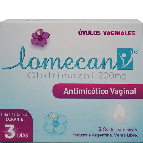 Lomecan Óvulos Vaginales x 3 un