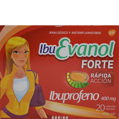 Ibuevanol Forte Rápida Acción x 20 Cáps