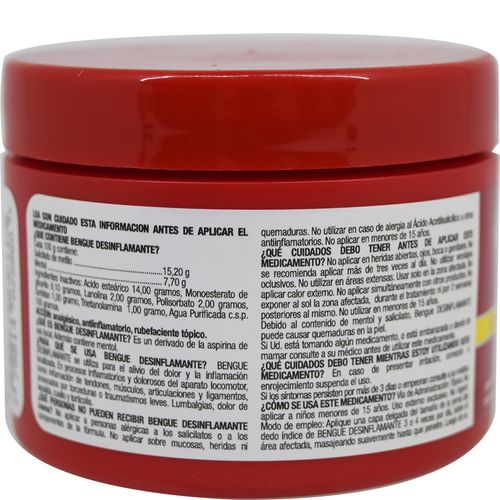 Crema Bengue Desinflamante x 150 g