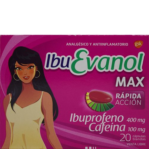 Ibuevanol Max Rápida Acción x 20 Cáps