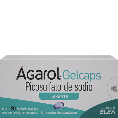 Agarol Gelcaps Laxante x 20 Cáps