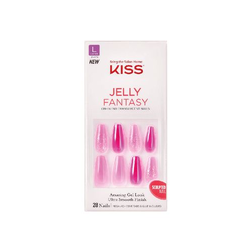 Uñas Postizas Glue On Kiss Jelly Fantasy Nails Jelly Baby Long