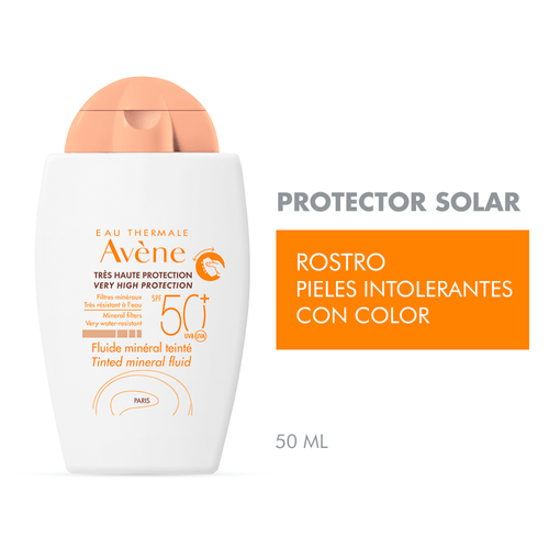 Protector Solar Fluido Mineral Avene FPS 50 x 40 ml