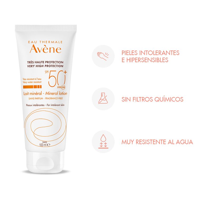 Protector-Solar-Leche-Mineral-Avene-FPS-50--X-100-Ml