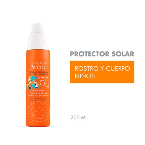 Protector Solar Avene Spray Especial Niños Fps 50 x 200 ml