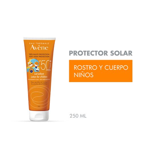 Protector Solar Leche Avene para Niños Fps 50 x 250 ml