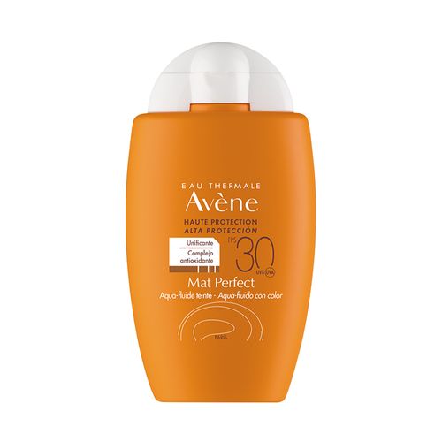 Protector Solar Aqua-Fluido Avene con Color Mat Perfect Fps 30 x 50 ml