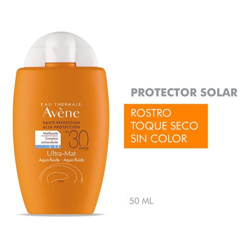 Protector Solar Aqua-Fluido Avene Ultra-Mat Fps 30 x 50 ml