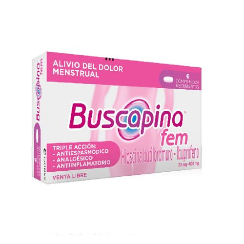 Buscapina Fem x 6 Comp