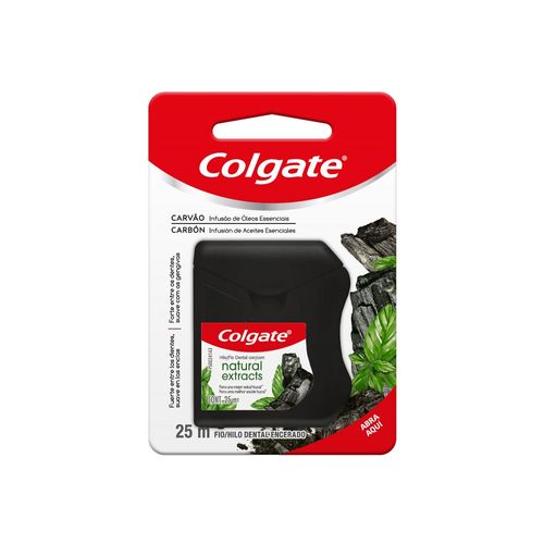 Hilo Dental Colgate Natural Ext Charcoal x 25 m