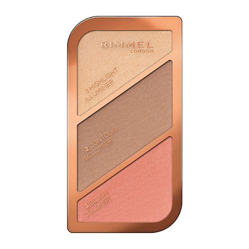 Paleta de Rubores Rimmel Sculpting Palette Coral Glow 002 x 19 g