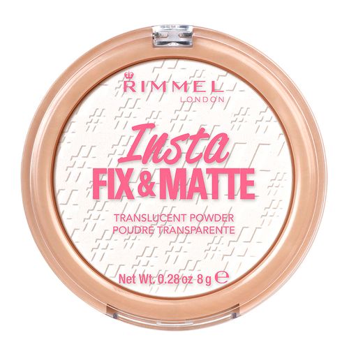 Polvo Traslúcido Rimmel Insta Fix & Matte Powder 001