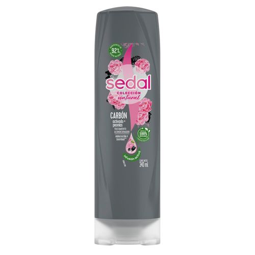 Acondicionador Sedal Carbón Activado y Peonias x 340 ml