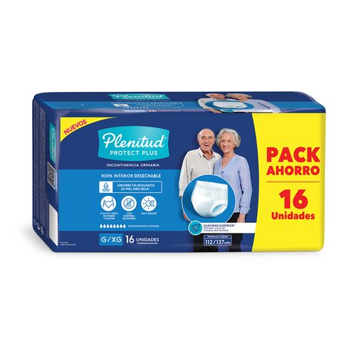 Ropa Interior Plenitud Protect Plus Super Pack