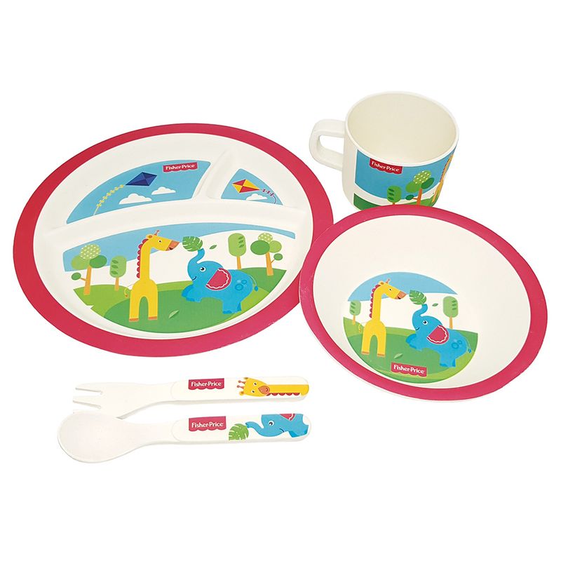 set-fisher-price-de-alimentacion-linea-bamboo-jirafa