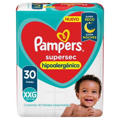 Pañales Pampers Supersec Hipoalergénico