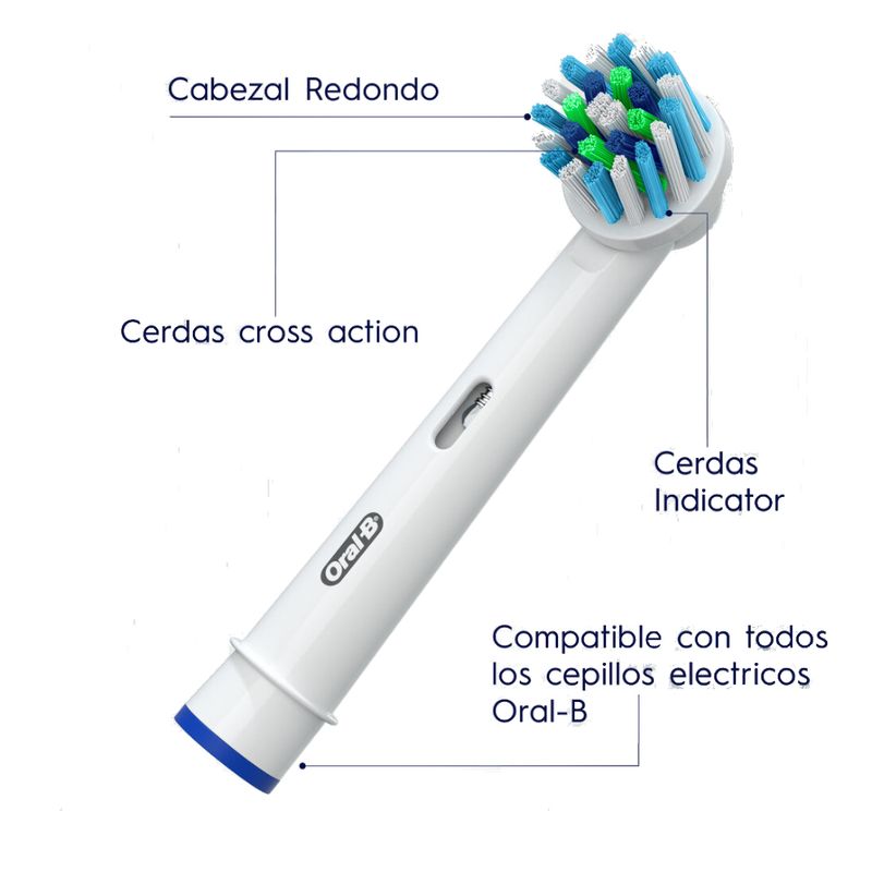 Repuesto Cepillo El ctrico Dental Oral B Cross Farmacity Farmacity