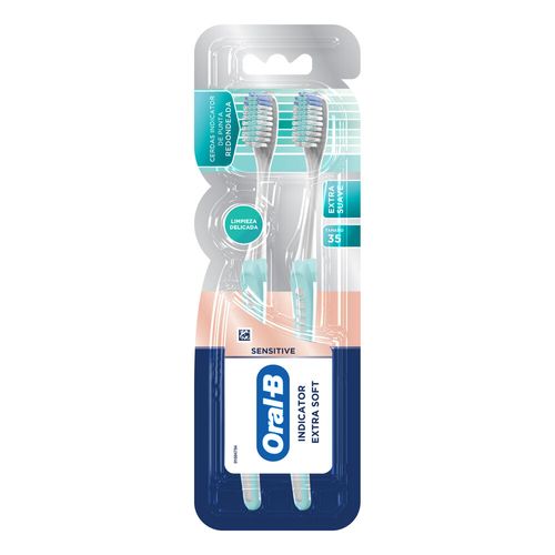 Cepillo Dental Oral-B Indicator Extra Soft x 2 un