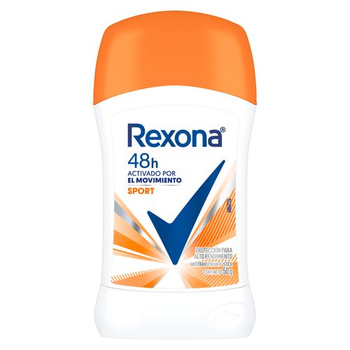 Desodorante Antitranspirante Rexona Sport en Barra x 50 g