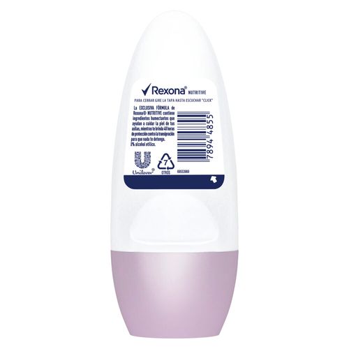 Antitranspirante femenino Rexona bolilla Nutritive x 50 ml