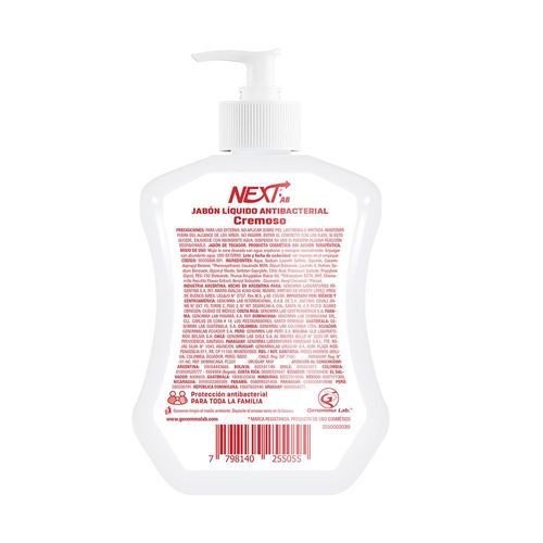 Jabón Líquido Next Antibacterial Cremoso x 250 ml