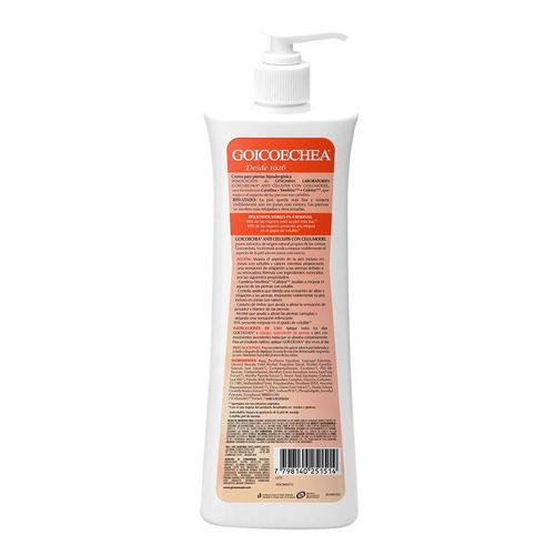 Crema Corporal Goicoechea Anti-celulitis x 400 ml