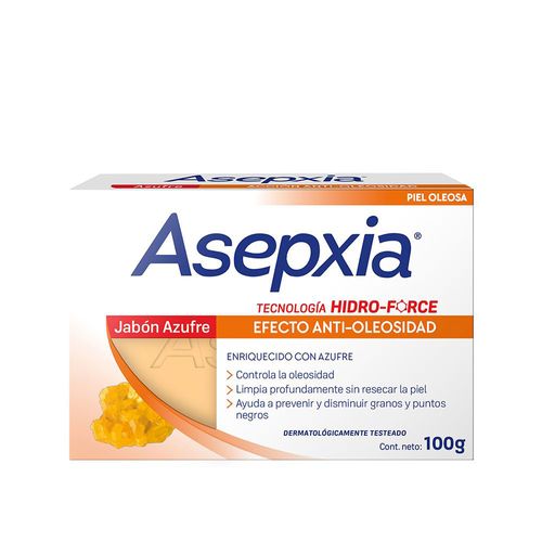 Jabón en Barra Asepxia Azufre x 100 g