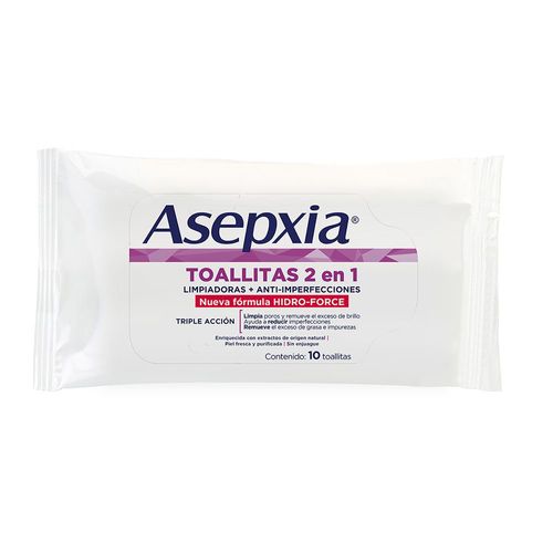 Toallitas Limpiadoras Asepxia x 10 un