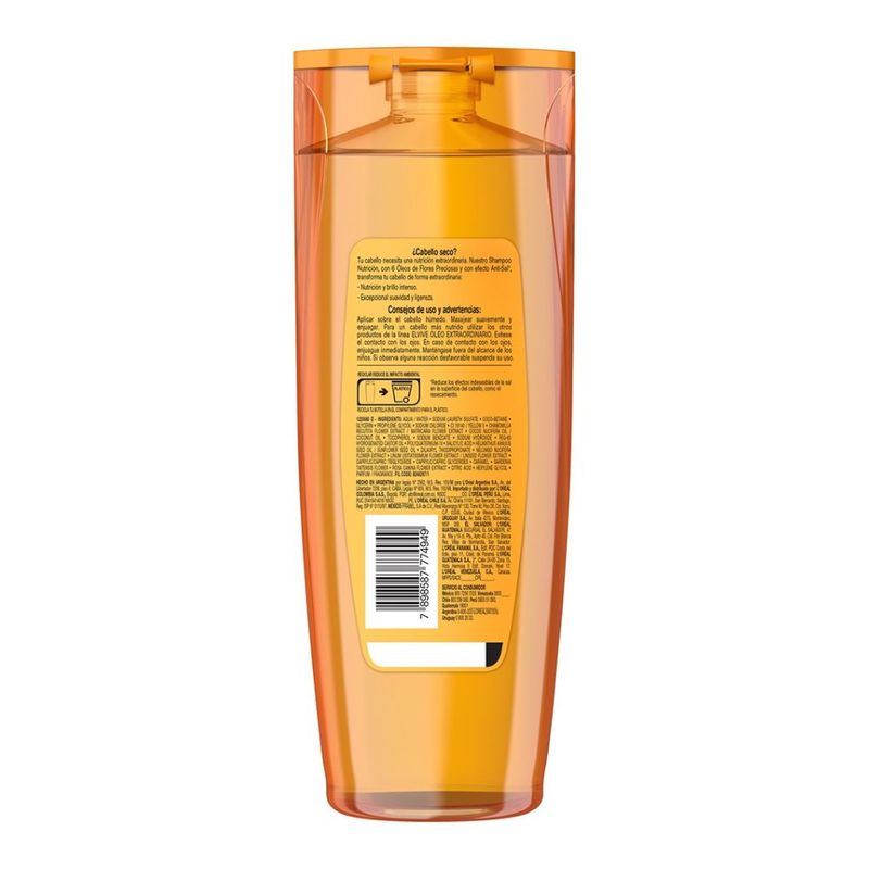 Shampoo Elvive Óleo Extraordinario Coco x 200 ml - Farmacity