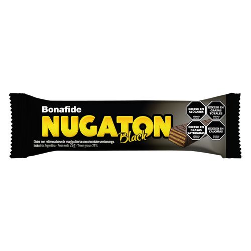 Chocolate Nugaton Black x 27 g