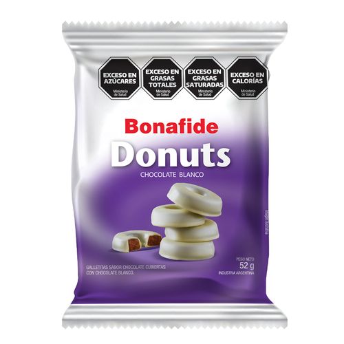 Donuts Bonafide de Chocolate Blanco x 52 g