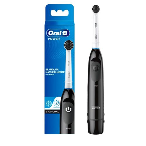 Oral-B Power Charcoal Cepillo Dental Eléctrico, Cerdas Suaves con Minerales de Carbón, 1 un