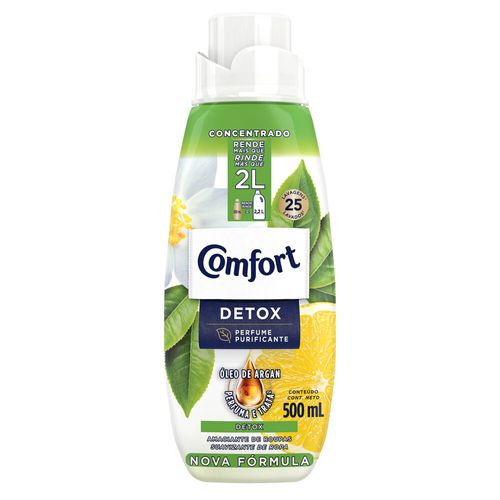 Suavizante para Ropa Comfort Concentrado Detox x 500 ml