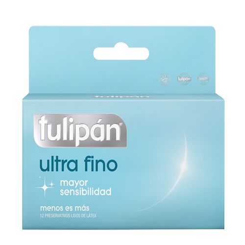 Preservativos lisos de latex Ultrafino x 12 un