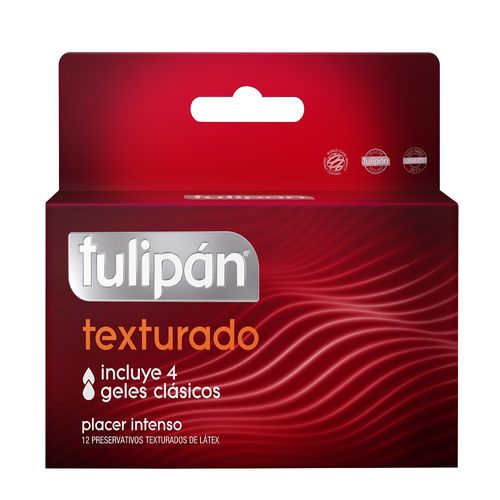 Preservativo de Látex Tulipán Texturado x 12 un