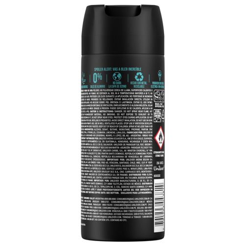 Desodorante para Hombre AXE Apollo en Aerosol x 150 ml