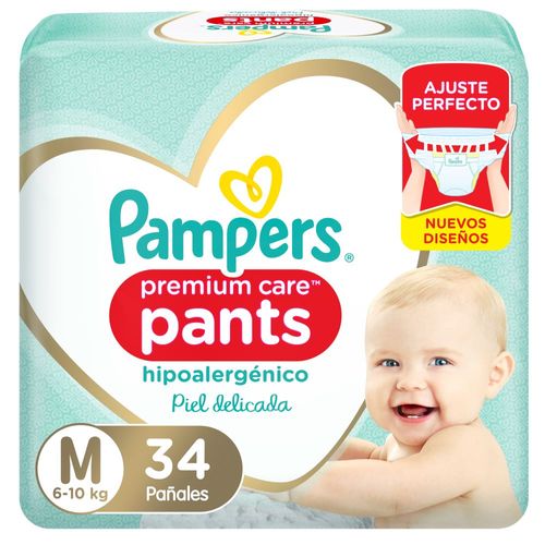 Pañales Pampers Premium Care Pants Hipoalergénico