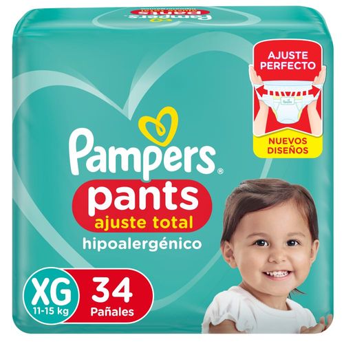 Pañales Pampers Pants Hipoalergénico